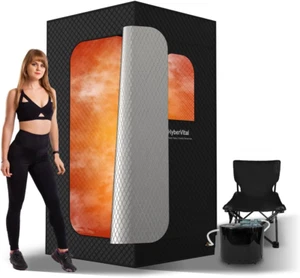 Sauna Box, Portable Steam Sauna for Home, Large Sauna Tent with 3.0L Steamer for - Picture 1 of 12