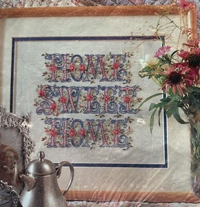 Bucilla Stamped Ribbon Embroidery Kit Home Sweet Home 10" x 8" - Picture 1 of 3