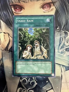 Yu-Gi-Oh! Snake Rain (Rare) NM [TAEV-EN052] - Picture 1 of 2