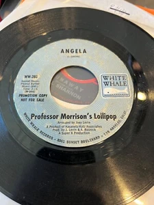 Professor Morrison's Lollipop 45 rpm "Angela" Promo 2-Sided White Whale Records - Picture 1 of 2