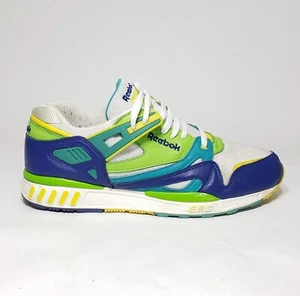 Reebok ERS 5000 II 2 Retro Sport White Royal Blue Green Yellow 1-182187 US 11.5 - Picture 1 of 12