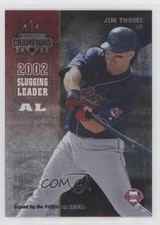 2003 Donruss Champions Metalized /100 Jim Thome #194 HOF