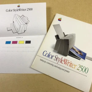 APPLE Color STYLEWRITER 2500 Reference Manual **very good cond.** 1996 - Bild 1 von 12