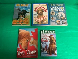 dog chapter books -Dog called Kitty/Upchuck&Rotten Willy/Backward Bird Dog+2 - Picture 1 of 8