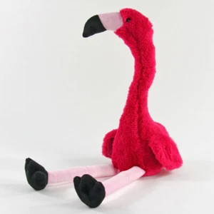 Plüsch Tier Laber Flamingo PEET wackelt labert spricht alles nach mit Batterie - Bild 1 von 3