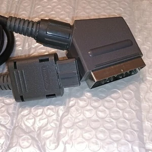 RGB RVB CAVO ORIGINALE NINTENDO SNES OFFICIAL (TESTATO ANCHE PER GAMECUBE) - Imagen 1 de 4