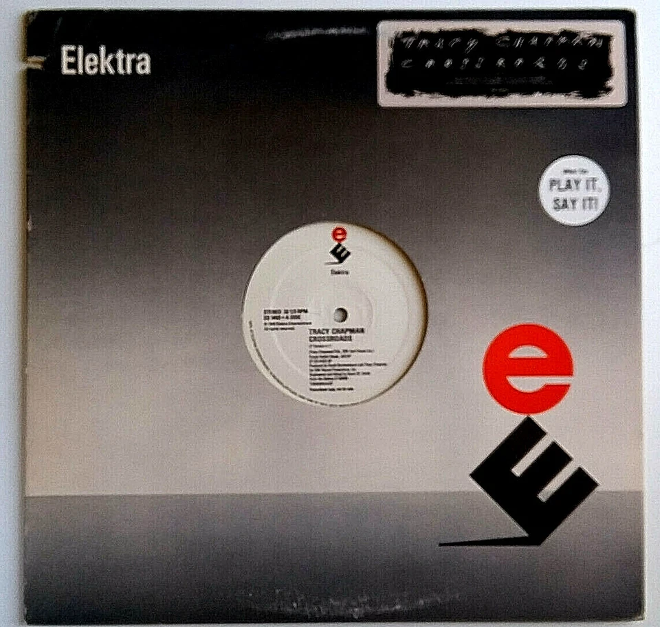 TRACY CHAPMAN - Crossroads - Vinyl Single 1989 Elektra ED 5403 Masterdisk PROMO Foto 1 de 4