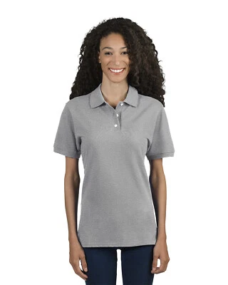 Jerzees Damas 6.5 OZ Polo de piqué premium 100 % algodón hilado en anillas 443WR S-2XL Foto 1 de 2