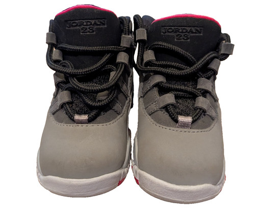 Nike Air Jordan scarpa sneaker alta grigia unisex bambino taglia 6C