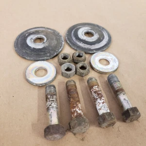 Original Datsun 240z Front Suspension Trailing Arm Washers Spacers Bolts Nuts - Bild 1 von 6