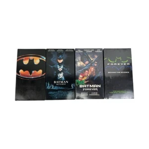 Batman / Returns / Forever / Behind the Scenes Vintage 4 VHS Box Set *2 Sealed* - Picture 1 of 15