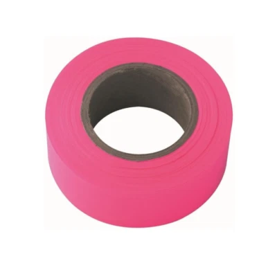 IRWIN Tools STRAIT-LINE Flagging Tape, 150-Foot, Glo-Pink (65603)