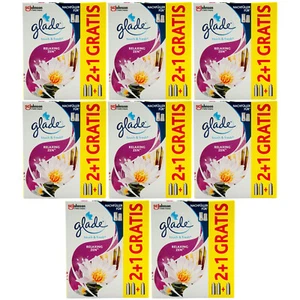 Glade Mini Relaxing Zen 8 x 3 Piece Refill Scent Room Spray Bath Touch & Fresh - Picture 1 of 1