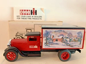 Ertl NIB 1992 J I Case Christmas Model Freight Truck Bank HC-0126 - Picture 1 of 7