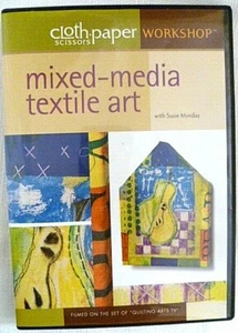 Medios Mixtos Arte Textil DVD Papel Tela Tijeras Taller Entrelazado Lunes - Imagen 1 de 3