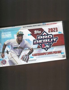 2023 Topps Pro Debut Baseball Factory Sealed Hobby Box, 4 Autos per Box