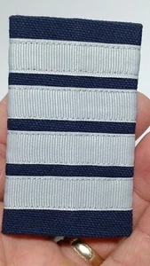 Captain Pilot Epaulets 4 Bars White (NEW) - Picture 1 of 4