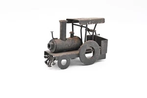 Vintage Folk Art Train Engine Scrap Metal Parts Sculpture Schils Ent. Inc.? Wils - Picture 1 of 8