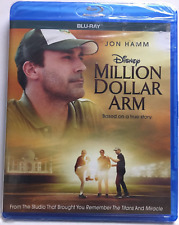 Disney's Million Dollar Arm [2014](Blu-ray,2018) Jon Hamm,Bill Paxton,BRAND NEW!