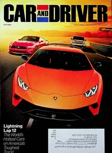 Car and Driver Magazine October 2018 Hottest Cars on America's Toughest Track! - Picture 1 of 2