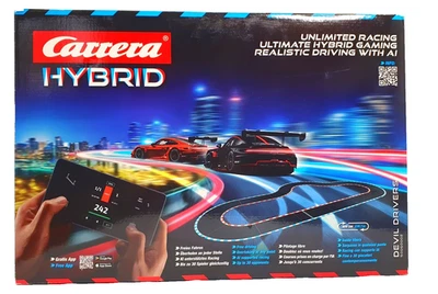 Carrera HYBRID Devil Drivers Pista 1:50 Porsche 911 GT3 Con Control De App NUEVO - Imagen 1 de 4