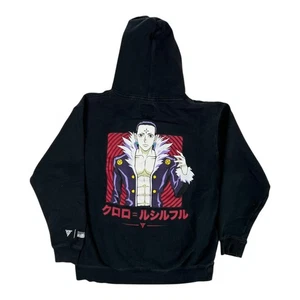 Felpa con cappuccio Hypland Hunter X Hunter uomo grande nera Chrollo Lucilfer grafica anime - Foto 1 di 7