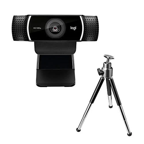 Logitech Webcam C922n Full HD 1080P Streaming Shooting with Tripod Stand and Aut - Image 1 of 4