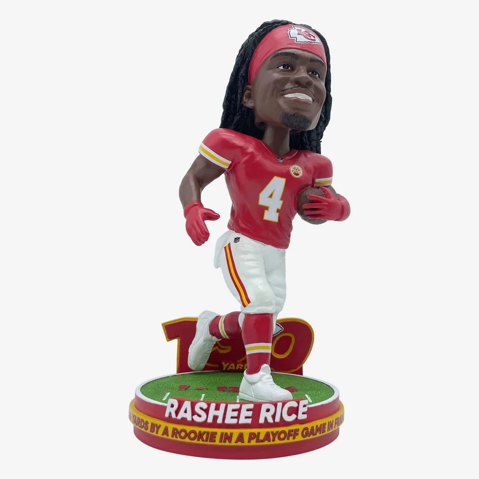 Игра Rashee Rice Kansas City Chiefs Gamebreaker с качающейся головой футбол НФЛ - Изображение 1 из 1