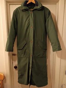 Eddie Bauer Damen grüner Winter Trenchcoat Gänsedaunen herausnehmbares Futter Gr. S - Bild 1 von 18