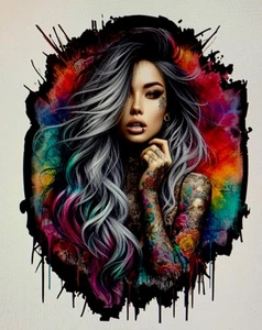 Iron On Heat Transfer Decal On 8.5x11 Sheet - Picture 1 of 1