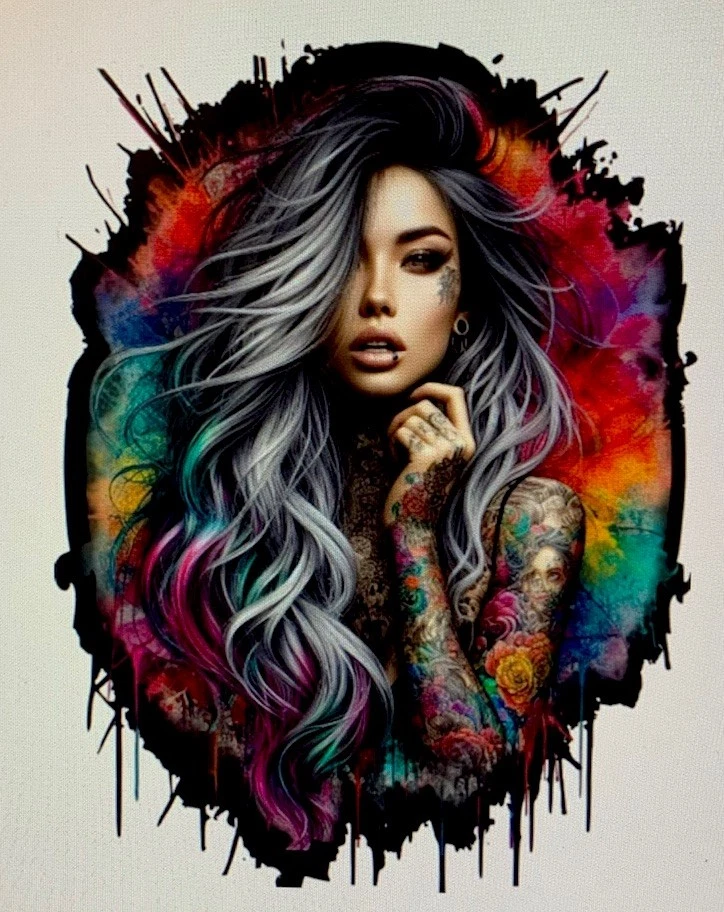 Iron On Heat Transfer Decal On 8.5x11 Sheet - Image 1 of 1