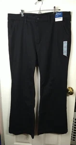 Old Navy Woman 20 Xtra High Rise Flare Trouser Black Jeans 360 Stretch NWT Norm - Picture 1 of 10