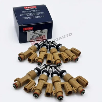 NEW 8X Denso Fuel Injectors For 2008-2021 Toyota Tundra 5.7L V8 23250-0S020 OEM Foto 1 de 4