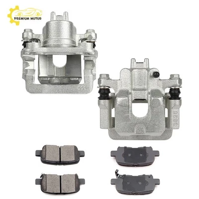 Rear Brake Calipers and Ceramic pads For 03-08 Honda Pilot 2001-2006 Acura MDX - Изображение 1 из 4