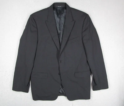 Versace Jacket Mens 54 IT Black City Wool 2 Button Suit Coat Blazer Double Vent - Image 1 of 4