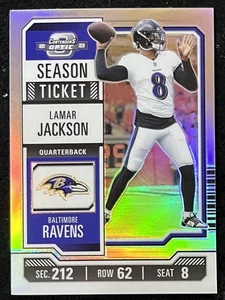 Panini Contenders Optic 2023 - Silver Holo Prizm #4 Lamar Jackson Ravens - Imagen 1 de 2