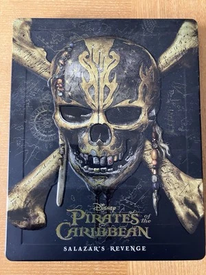 Pirates of the Caribbean: Salazar's Revenge 3D Blu-ray Steel Book . - Image 1 of 4