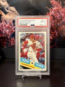 ⭐️ SHOHEI OHTANI 2018 TOPPS HERITAGE  NOW & THEN #NT11 PSA 10 GEM MINT 🔥 - Picture 1 of 2