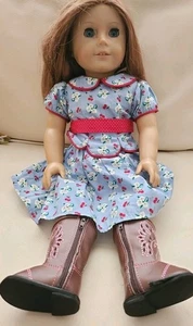 American Girl Emily Bennett Puppe im Ruhestand 2006 mit Meet Outfit und Stiefeln - Bild 1 von 6