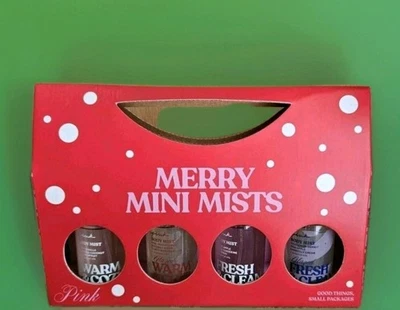 Victoria's Secret PINK Merry Christmas Mini  4 Pc. Mist Gift Set - Image 1 of 4