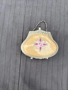PartyLite HOLLYWOOD GLAMOUR borsa portacandele rosa cristallo strass - Foto 1 di 8