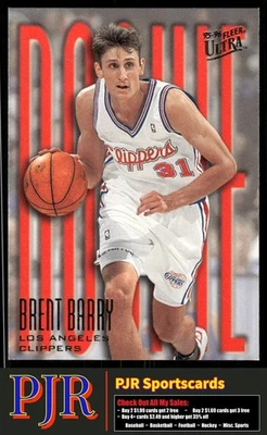 Brent Barry 1995-96 Ultra #264 Los Angeles Clippers novato Foto 1 de 2