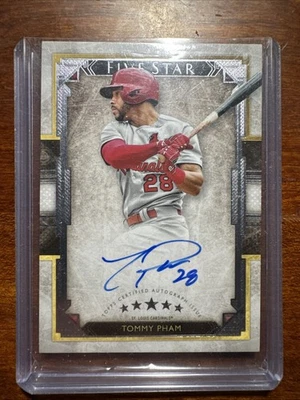2018 Topps Five Star Tommy Pham Auto #FSA-TP Cardinals - Image 1 of 2