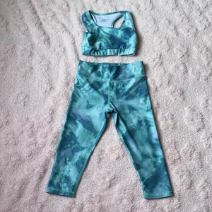 Girls Xersion Size XS 6/6X Sports Bra Athletic Legging Pants Bottoms Outfit Set - Picture 1 of 15