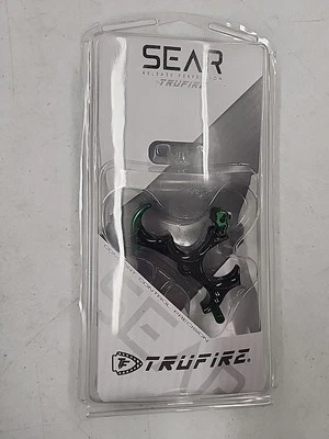 Tru-Fire Sear Hand-Held Archery Compound Bow Hinge Release Green BTG - Image 1 of 2