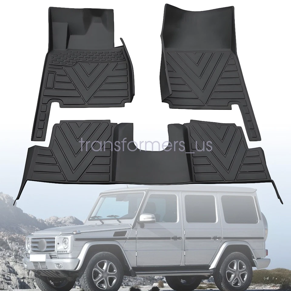 Nuevo tapete delantero y segundo TPE para Mercedes-Benz Clase G W463 1999-2018 Foto 1 de 4