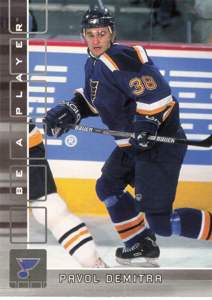 Pavol Demitra 2001-02 Be a Player Memorabilia #45 St. Louis Blues Hockey - Image 1 of 2