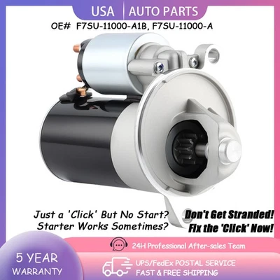 Starter For 1987-2002 Ford F-150 F-250 Mustang Lincoln Mark Mercury Cougar Foto 1 de 4