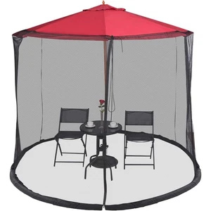 Outdoor Patio Umbrella Screen Mosquito Netting For Patio Porch - Water PXER - Picture 1 of 9