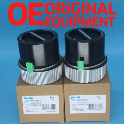 Front Automatic  2PCS Set Locking Hubs for Ford F250 F350 Super Duty Excursion - Image 1 of 4